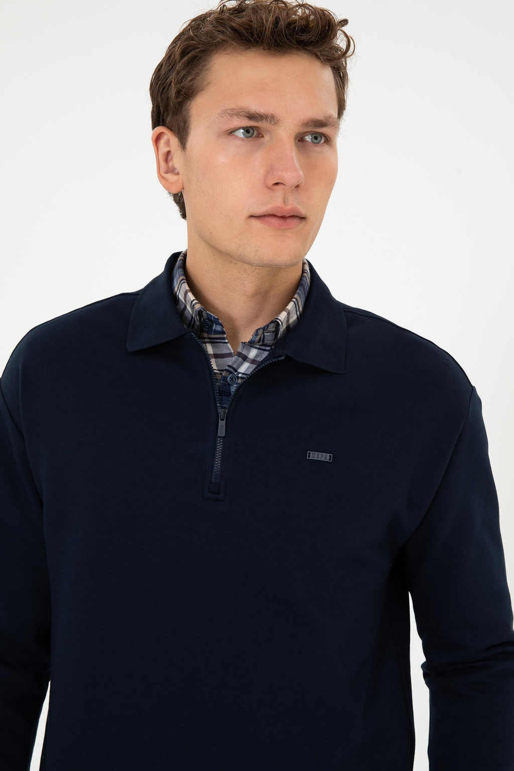 Erkek Lacivert Sweatshirt