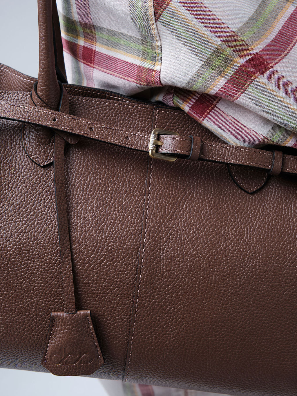 Кожаная сумка Daniela DBR 31375 коричневый какао  фото 10