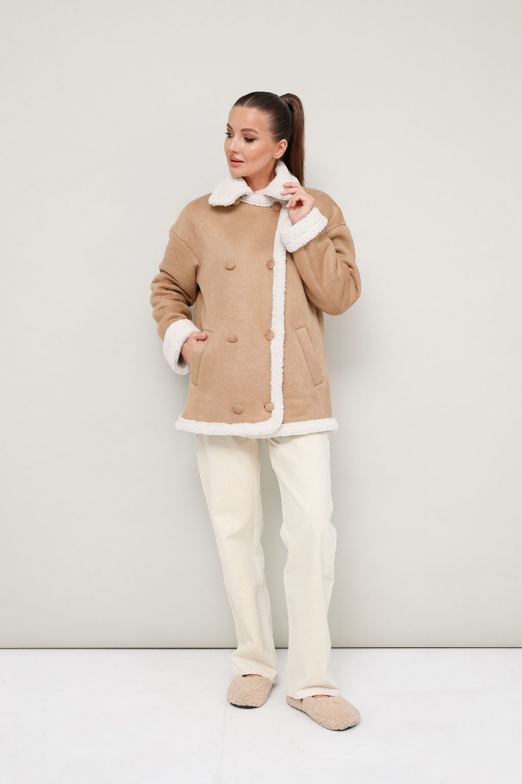 Куртка 11-425 бежевый