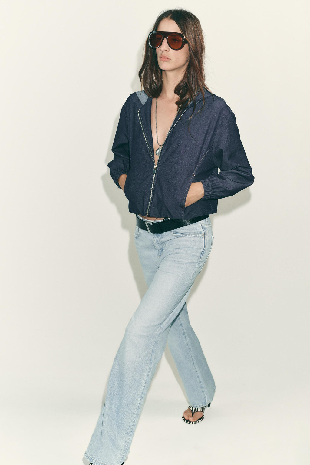 HOODED BOMBER JACKET - Zara фото 4
