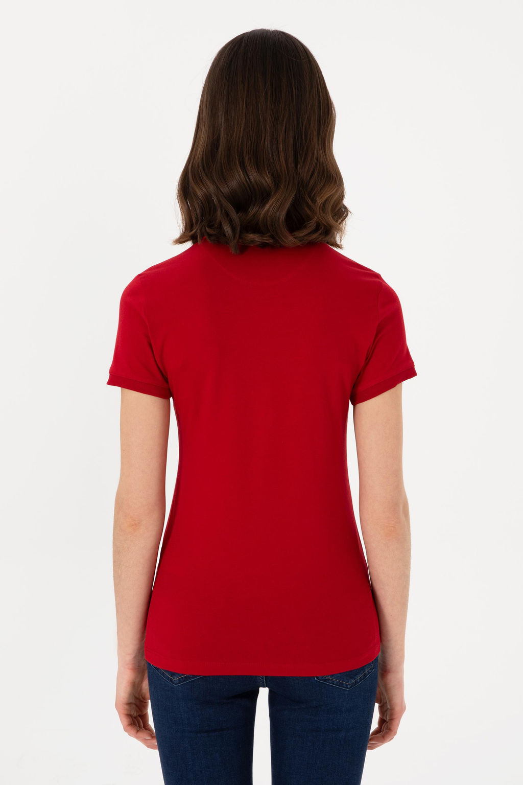 Kad_n K_rm_z_ Basic Polo Yaka Ti__rt Sepette S_rpriz _ndirim - U.s. polo assn фото 5