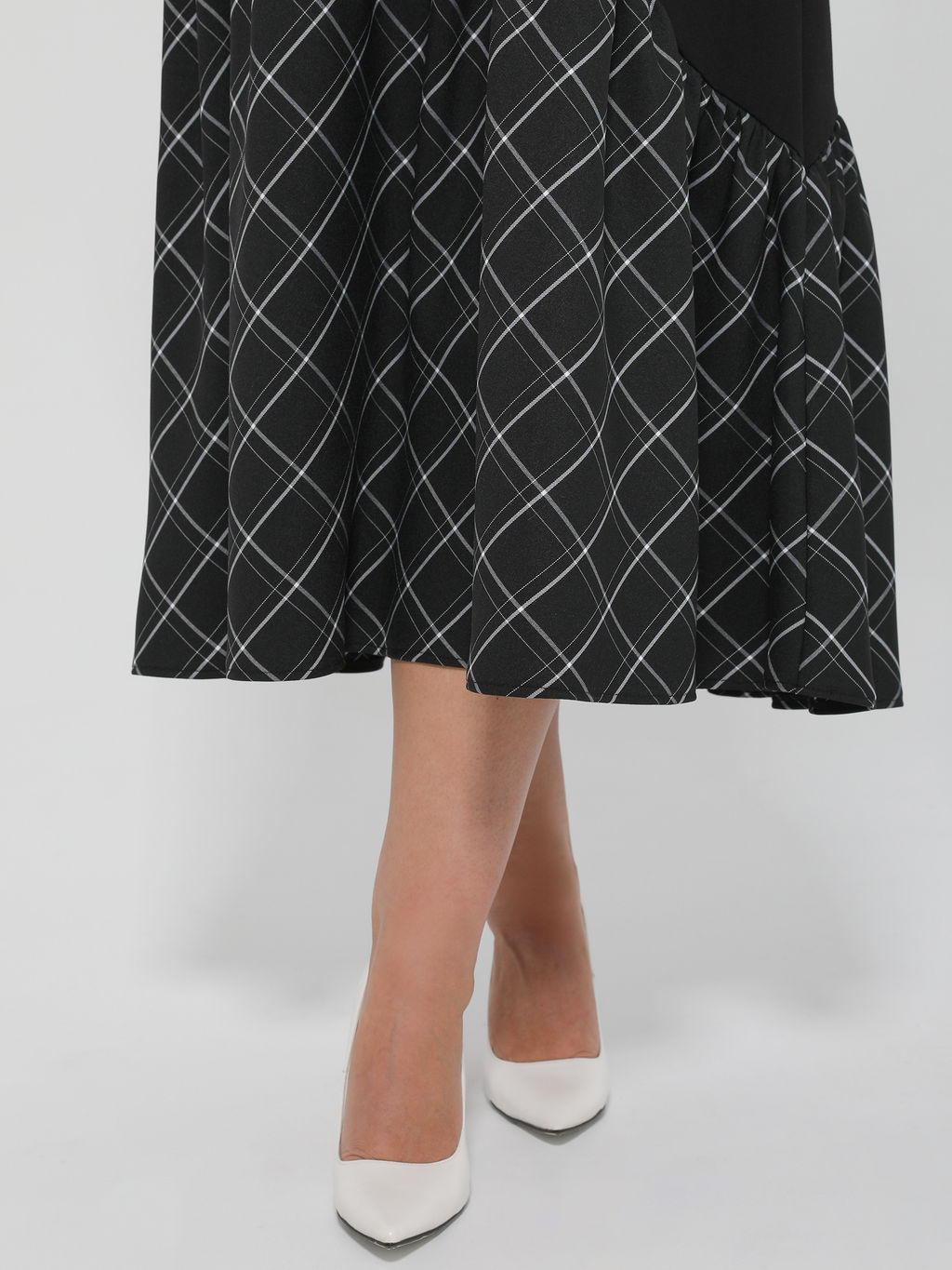 Платье 0345-1с черный матовый