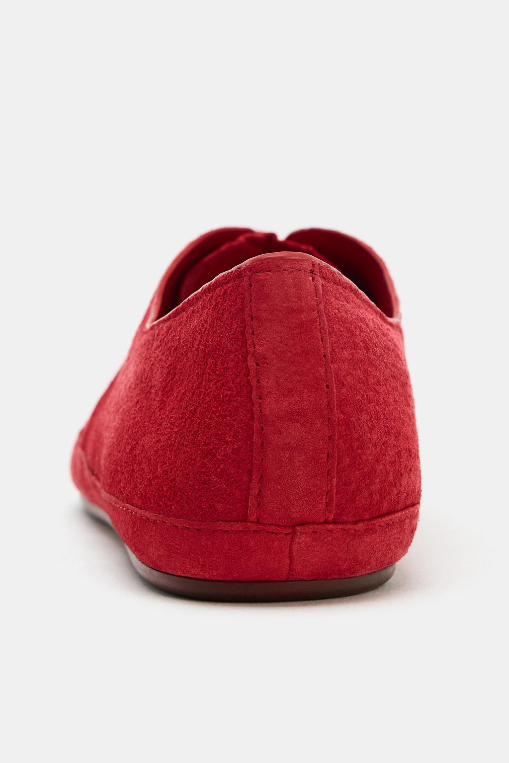 ZAPATILLA PIEL BLUCHER / Rojo