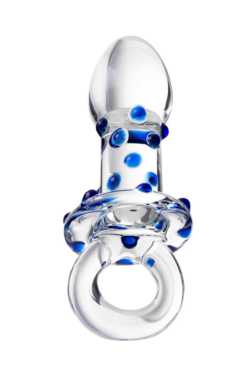 Анальная втулка Sexus Glass, стекло, прозрачная, 14 см, 3,5 см  фото 3