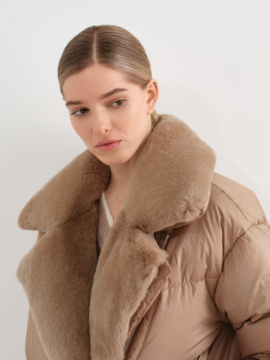 Conso/WDMF 230563 - hazelnut Пуховая куртка  фото 2