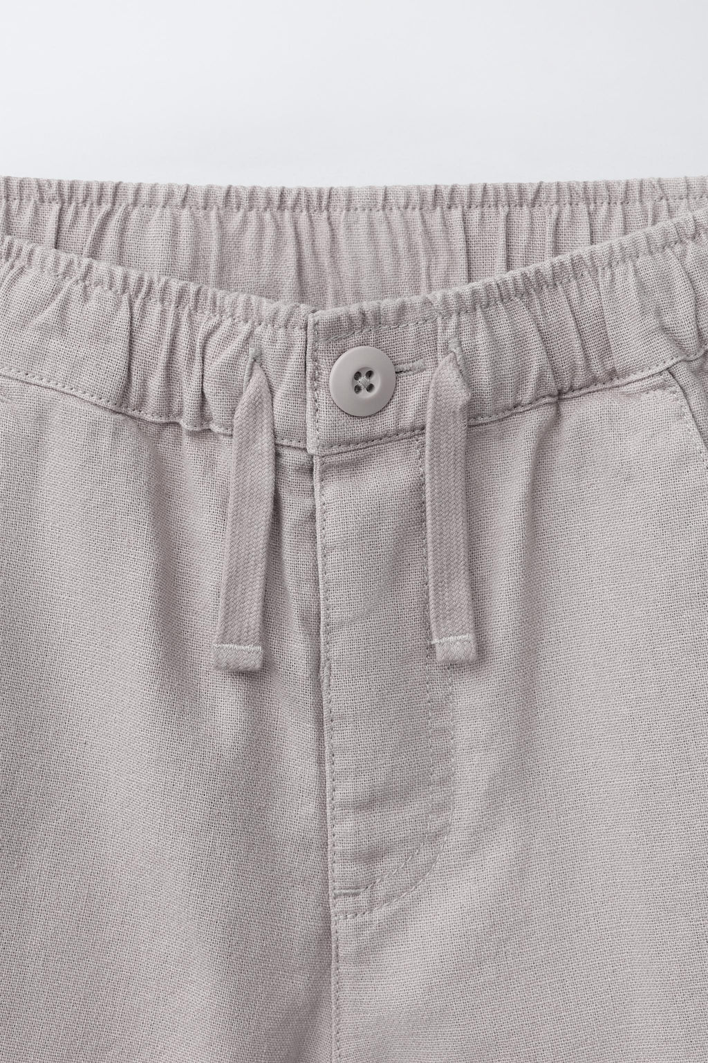 BERMUDA CON LINO Y ALGOD?N / Piedra - Zara фото 3