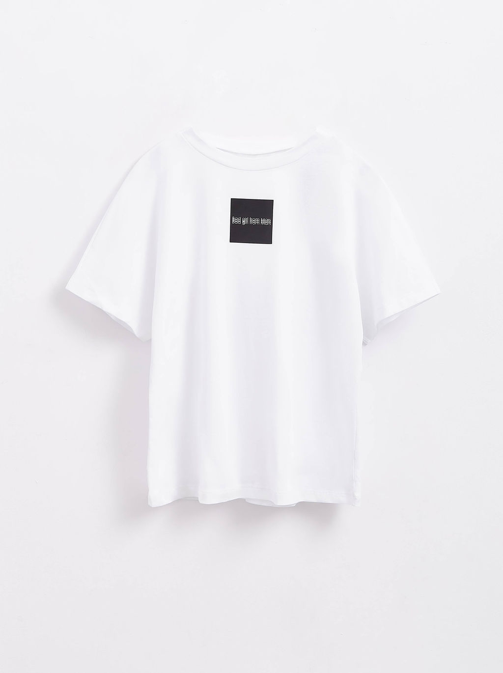 CONTE Футболка из хлопка Girl from Mars LD 1649 white-black