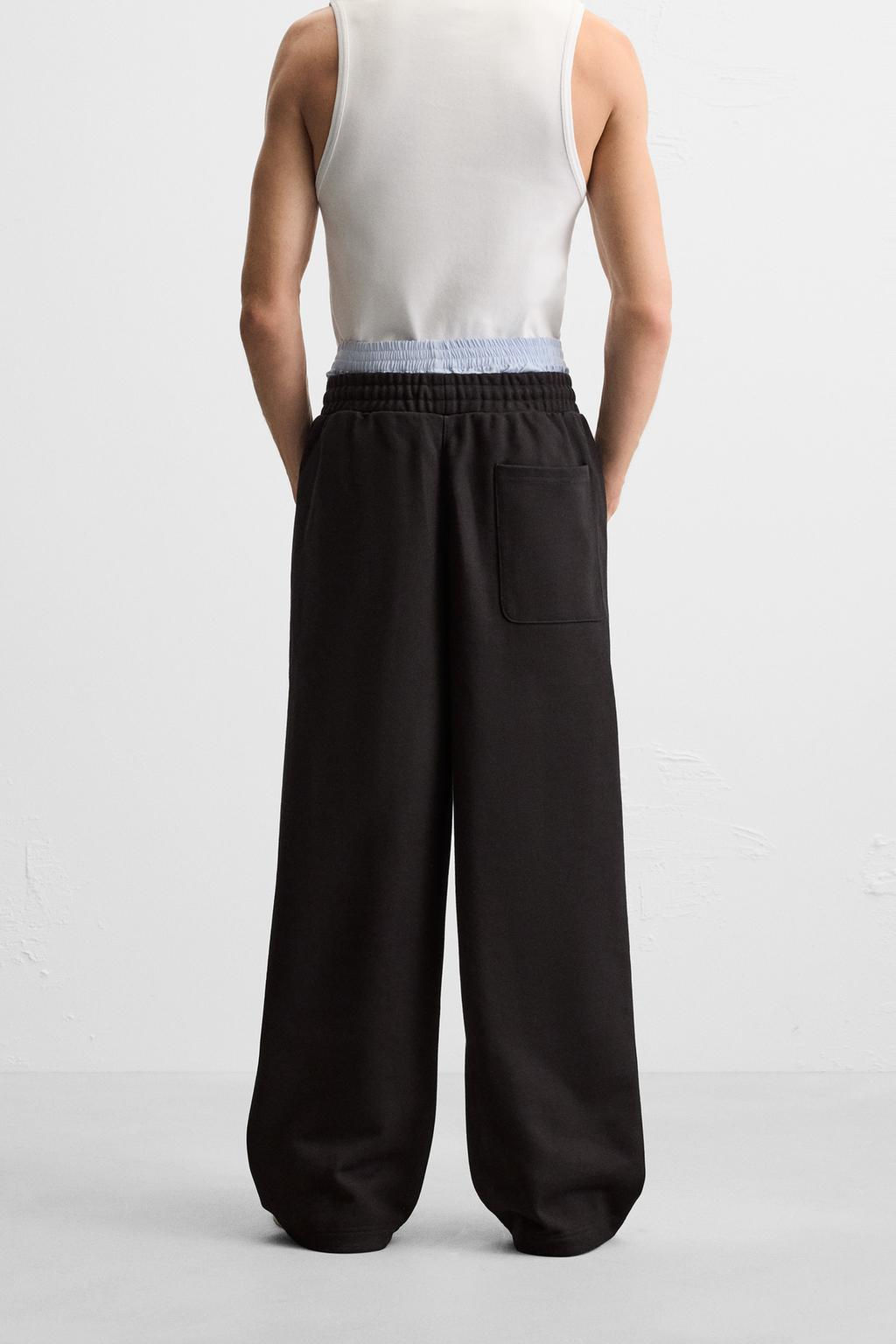 LIMITED EDITION BALLOON FIT JOGGER TROUSERS - Zara фото 3
