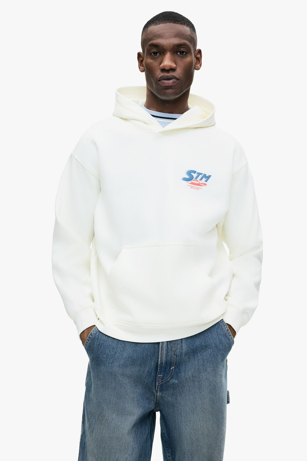 Sudadera con motivo y capucha Relaxed Fit - H&m фото 6