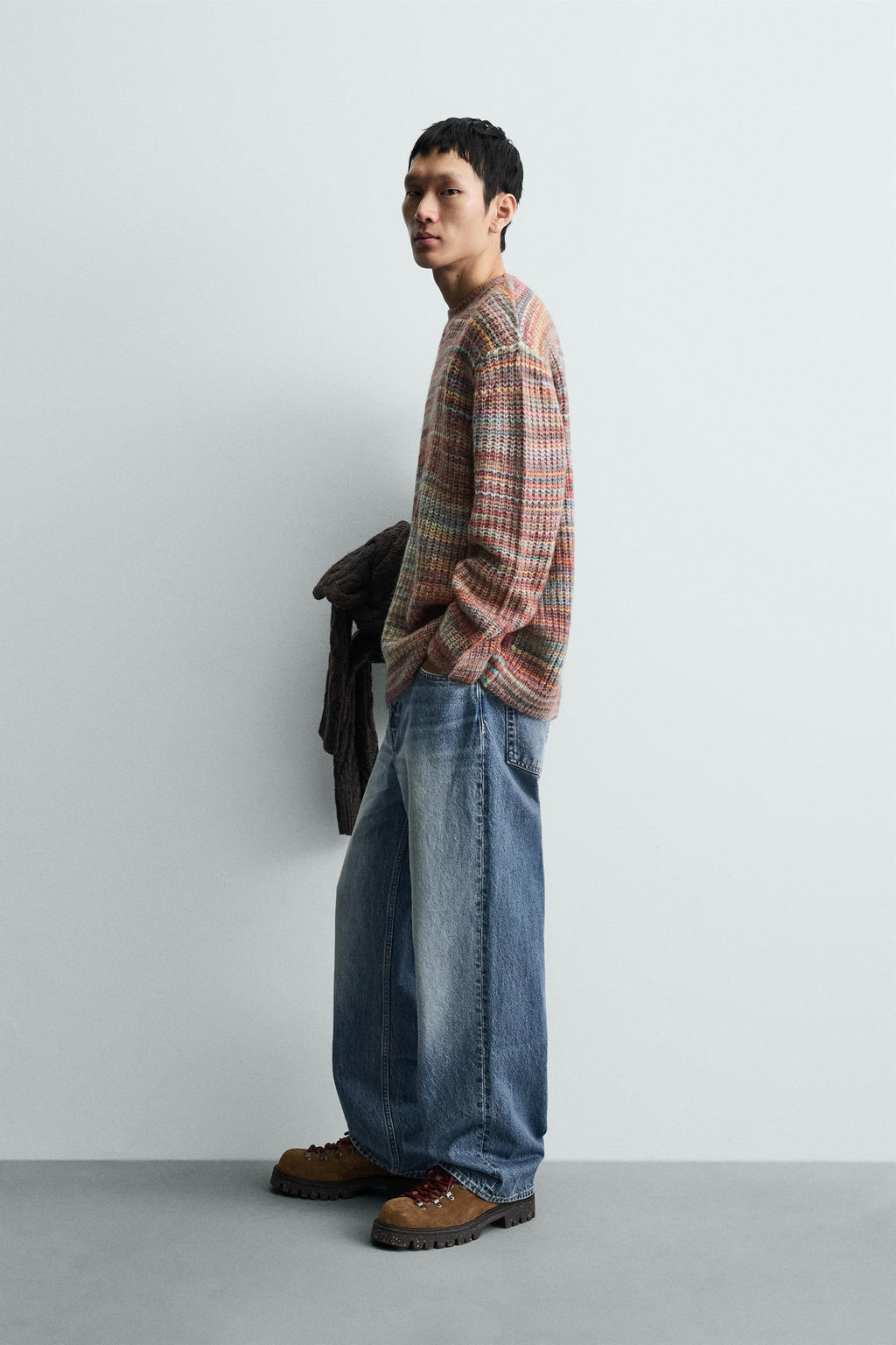 TEXTURED STRIPED JUMPER - Zara фото 4