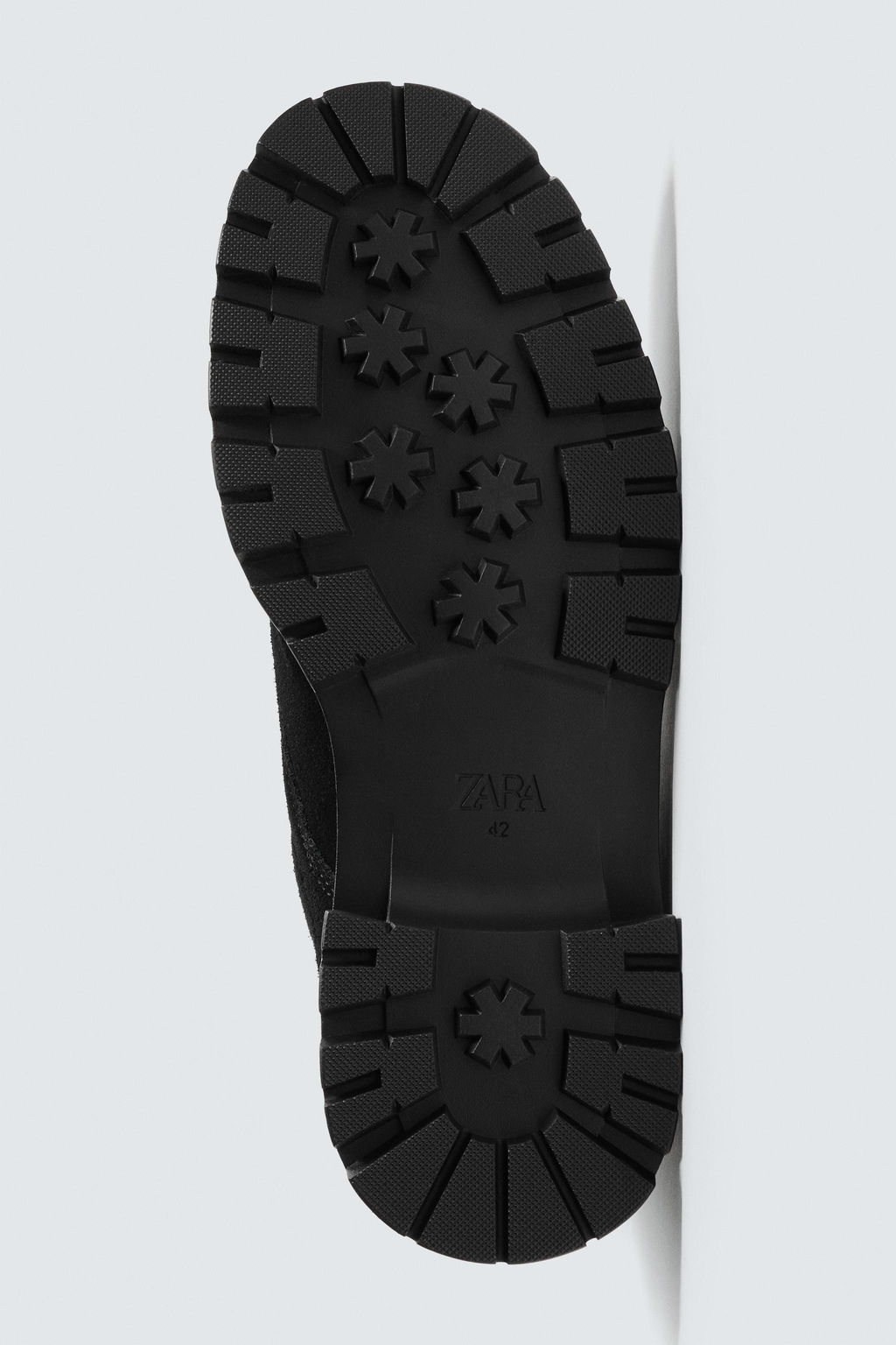 LEATHER LACE-UP BOOTS CHAMPION ® X ZARA  фото 7