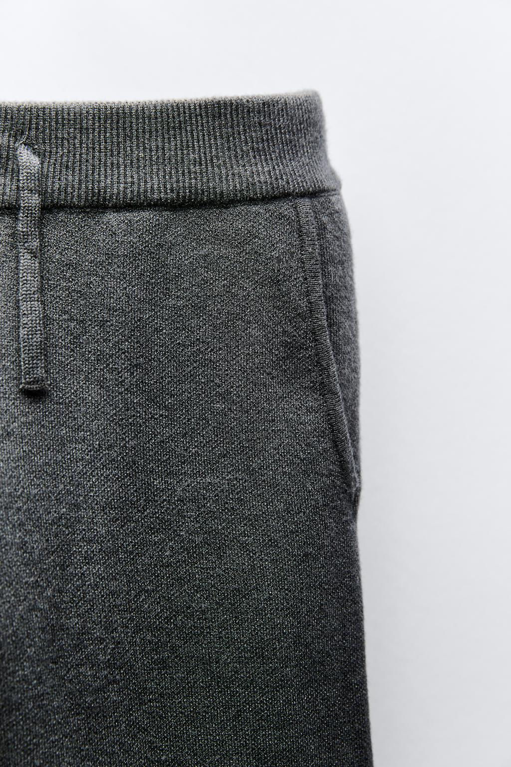 KNIT JOGGING TROUSERS - Zara фото 6