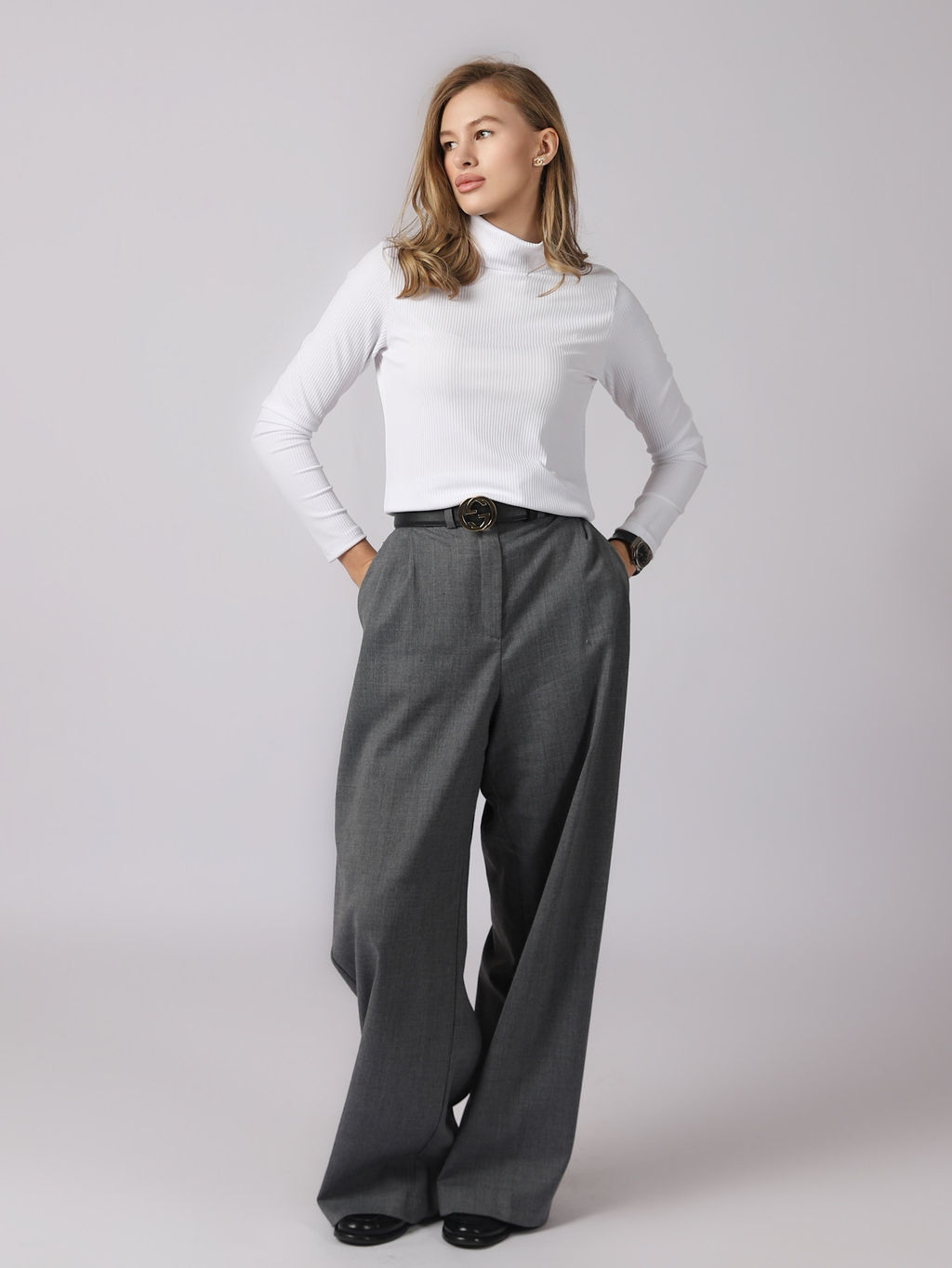 Водолазка женская с горлом КВ200 Белый от фабрики Спортсоло