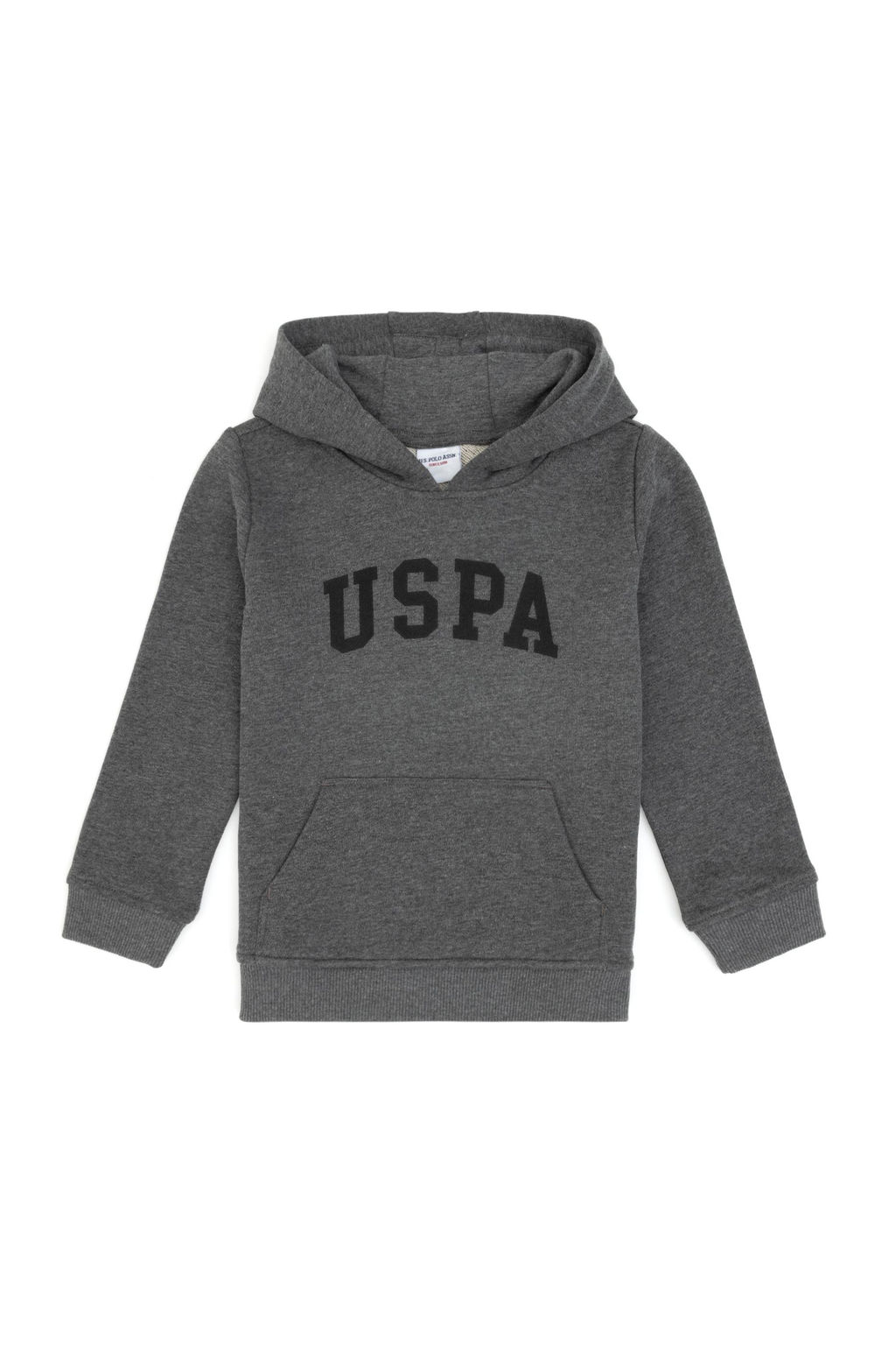 Erkek _ocuk Antrasit Melanj Kap__onlu Basic Sweatshirt - U.s. polo assn фото 2