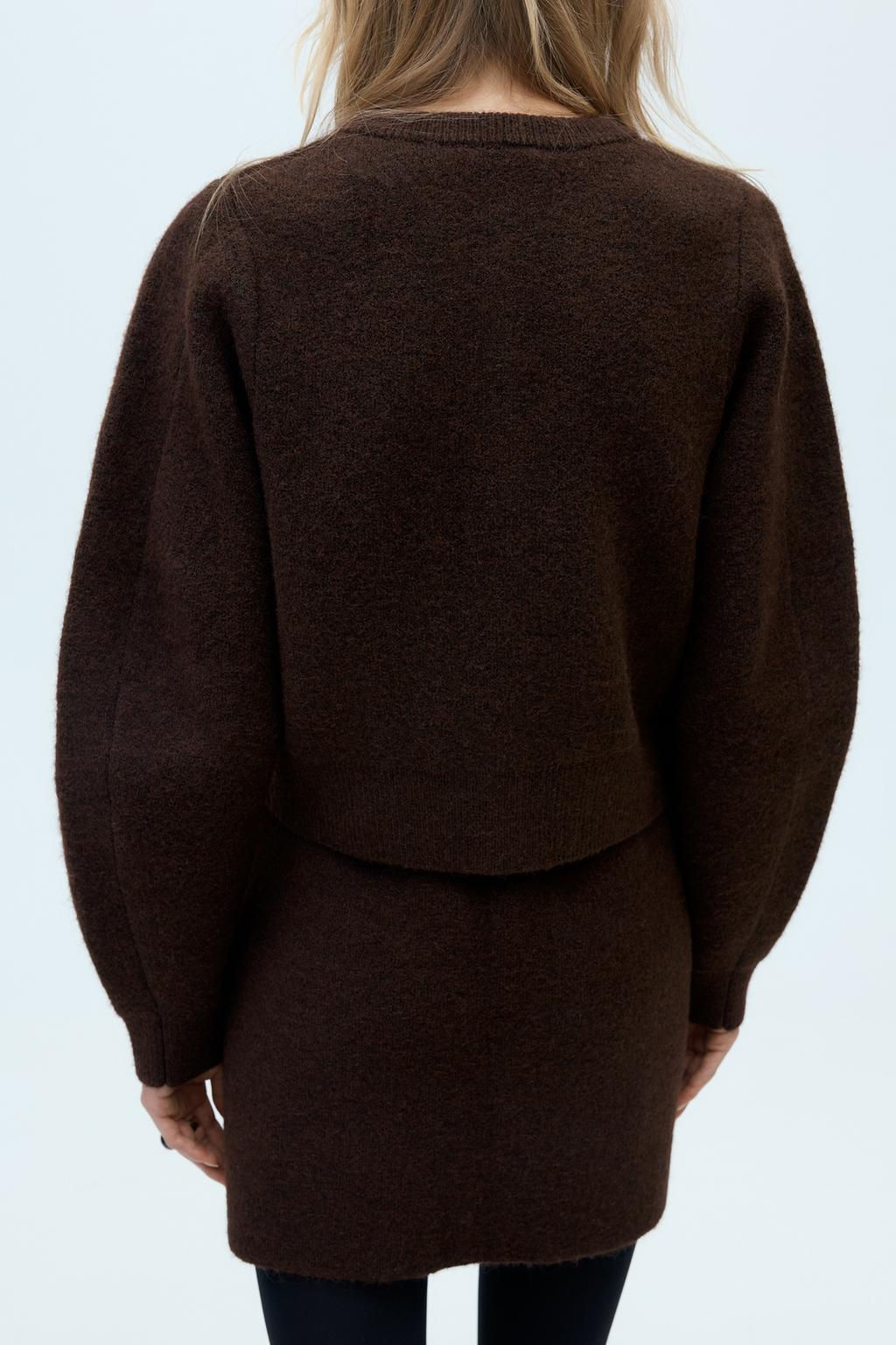 KNIT CARDIGAN WITH GOLDEN BUTTONS - Zara фото 4