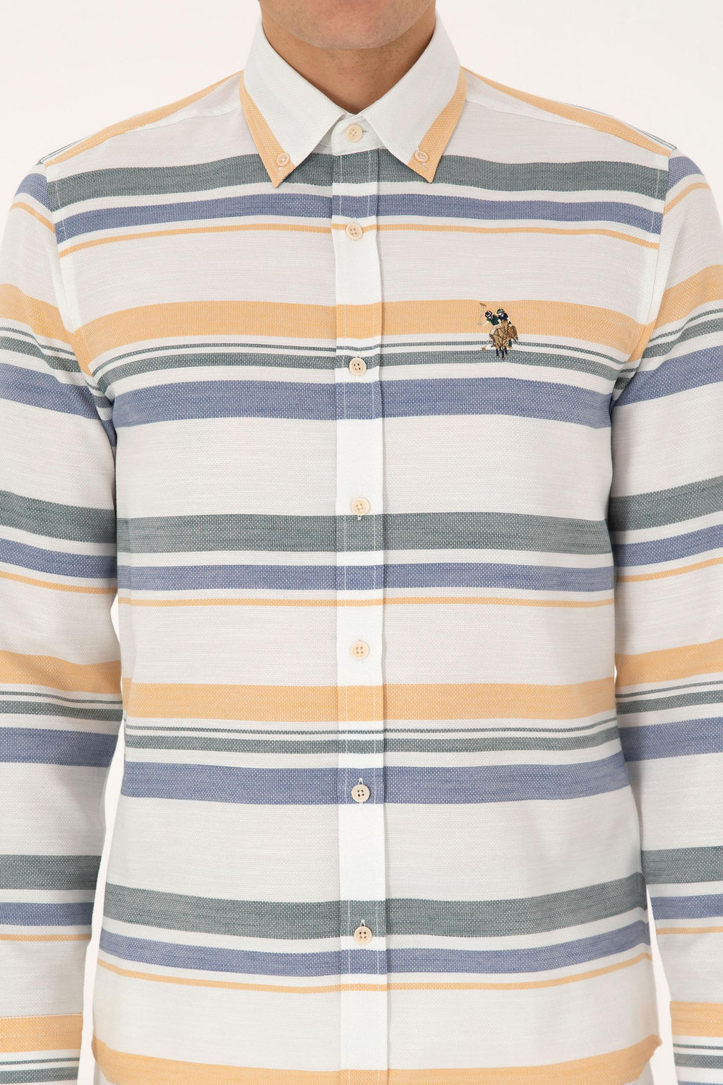 Erkek Krem Uzun Kollu G_mlek - U.s. polo assn фото 6