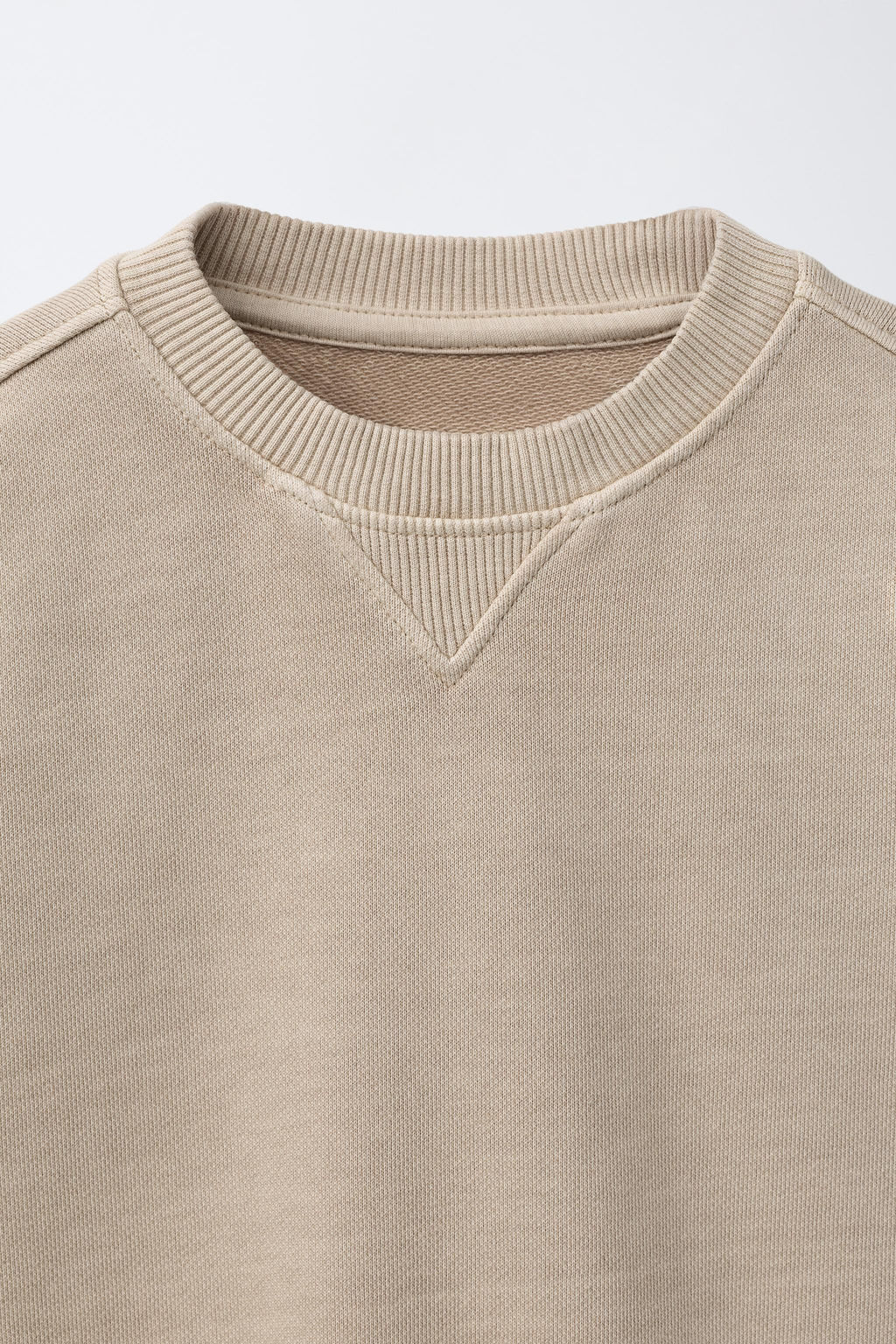 SUDADERA LISA GARMENT DYE / Beige - Zara фото 3