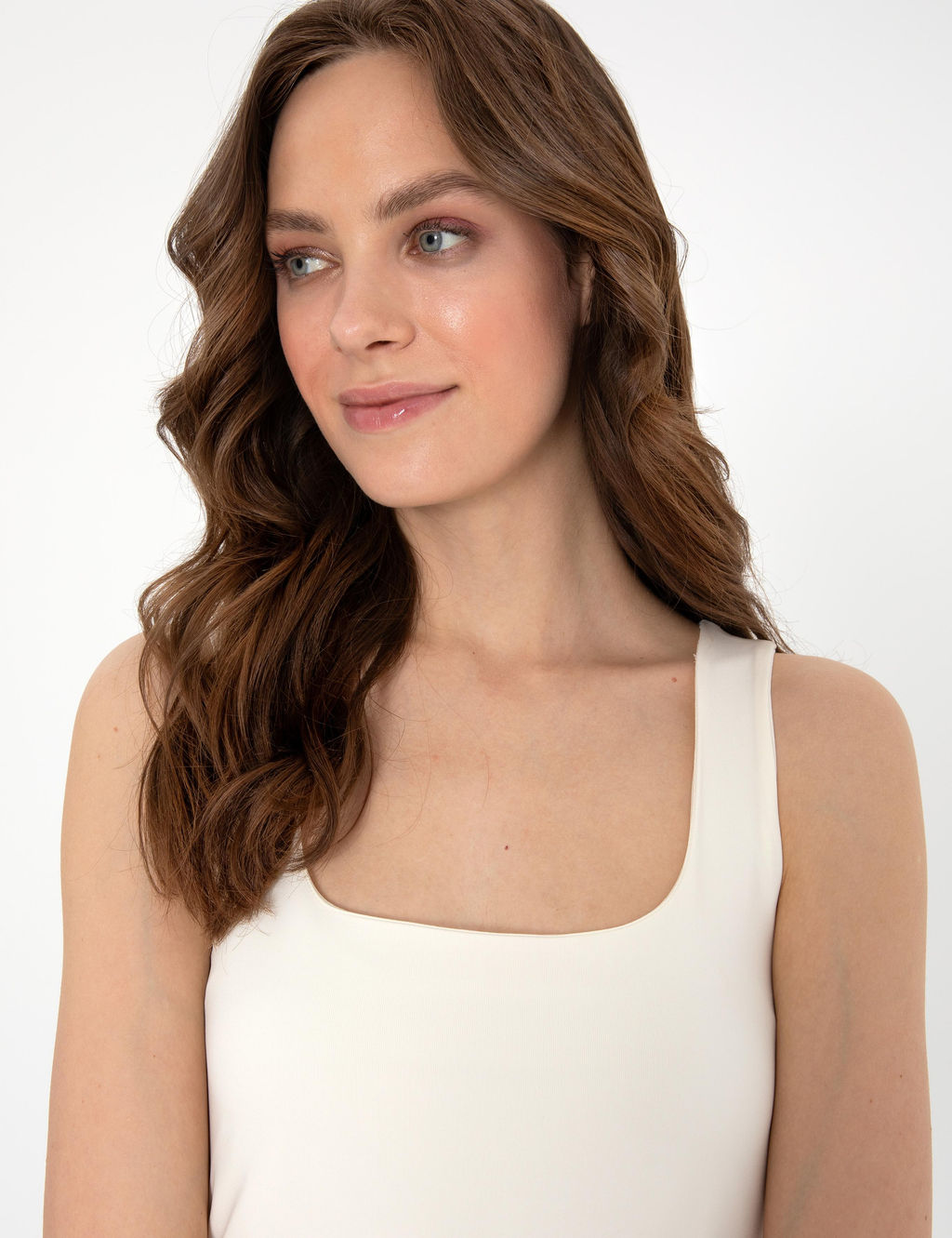 Ekru Ex. Slim Fit _rme Bluz