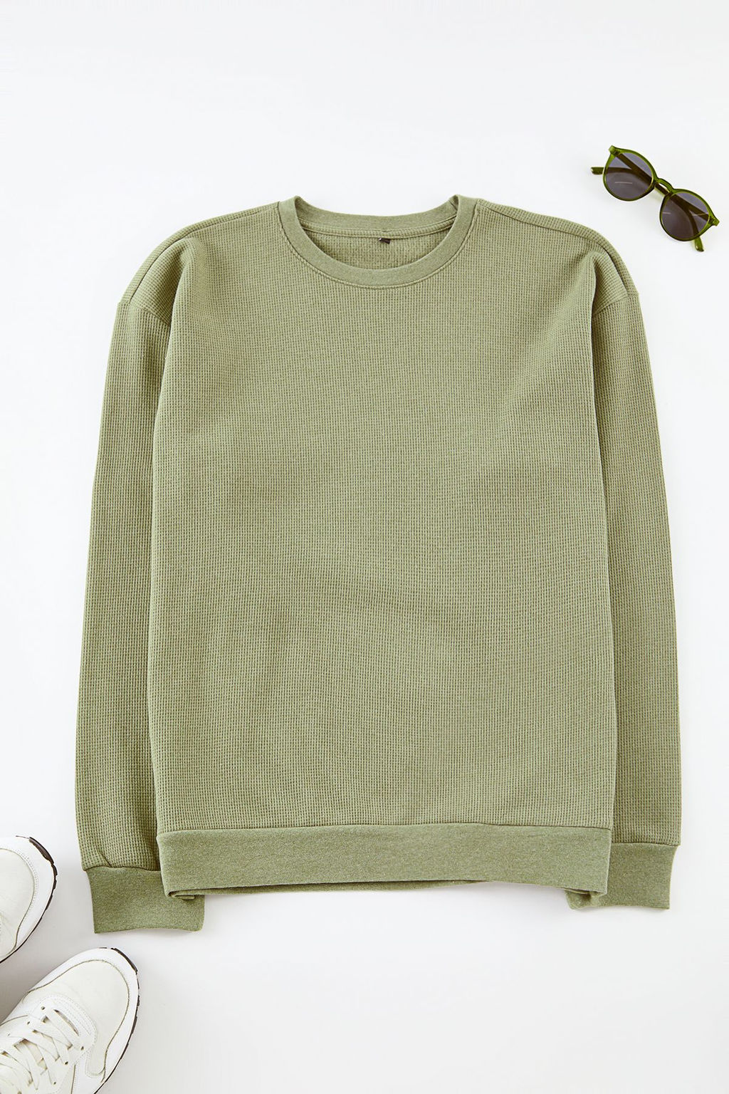 TRENDYOL MAN Camel Oversize/Genis Kesim Bisiklet Yaka Sweatshirt TMNAW25SW00194 - Trendyolmilla фото 3
