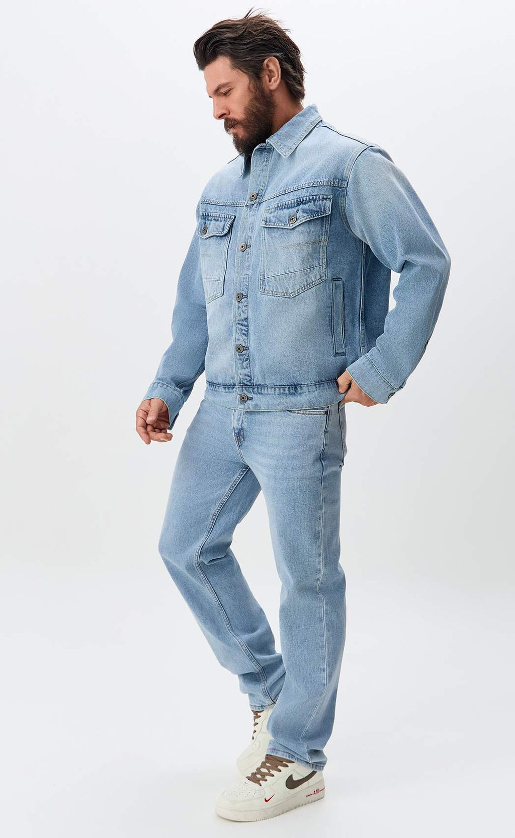 Куртка джинс P611-1286 l.blue - Primm фото 10