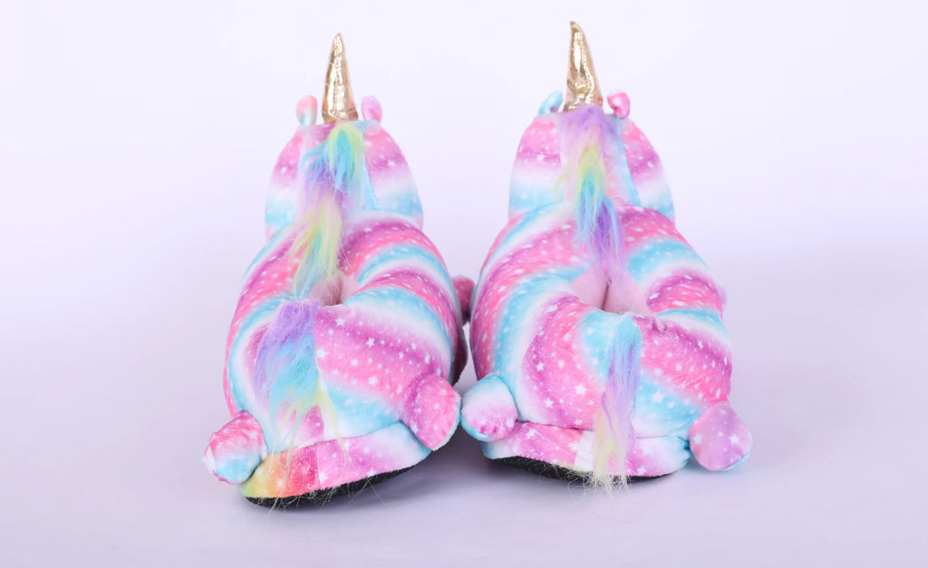 Тапочки домашние волшебные Единорожки