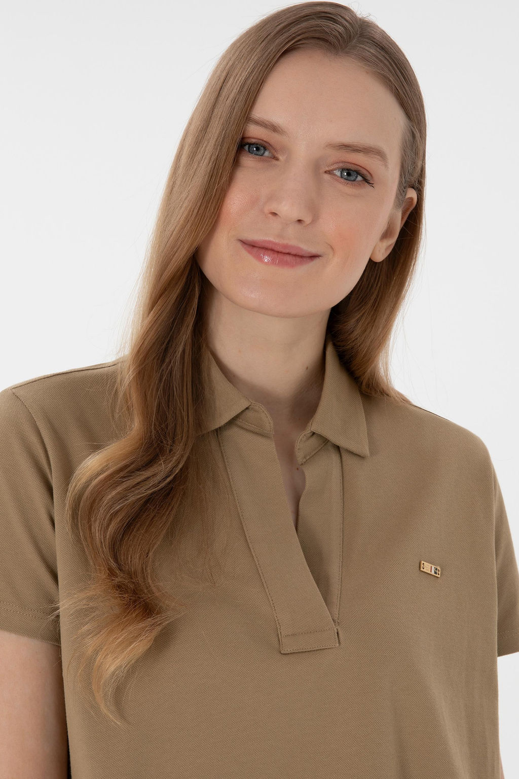 Kad_n Haki Basic Ti__rt Sepette S_rpriz _ndirim - U.s. polo assn фото 3