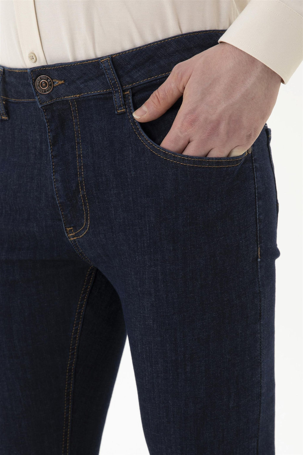 Мужские темно-синие джинсовые брюки - U.s. polo assn фото 6