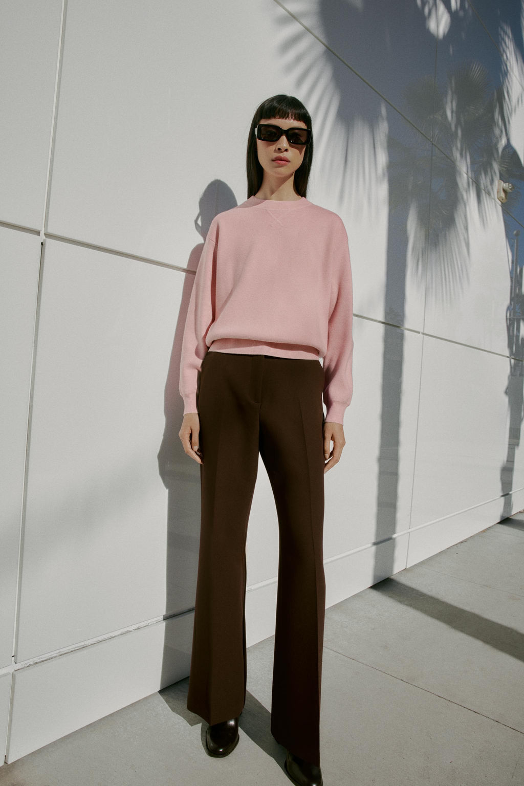 JERSEY PUNTO LISO / Rosa claro - Zara фото 3