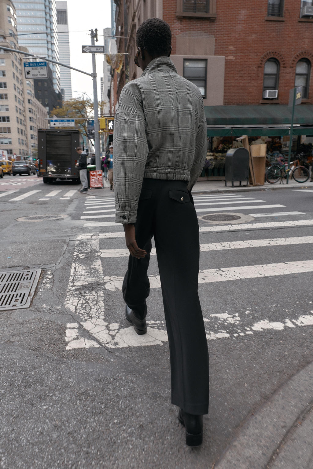 PANTAL?N ANCHO TIRO ALTO / Negro - Zara фото 4