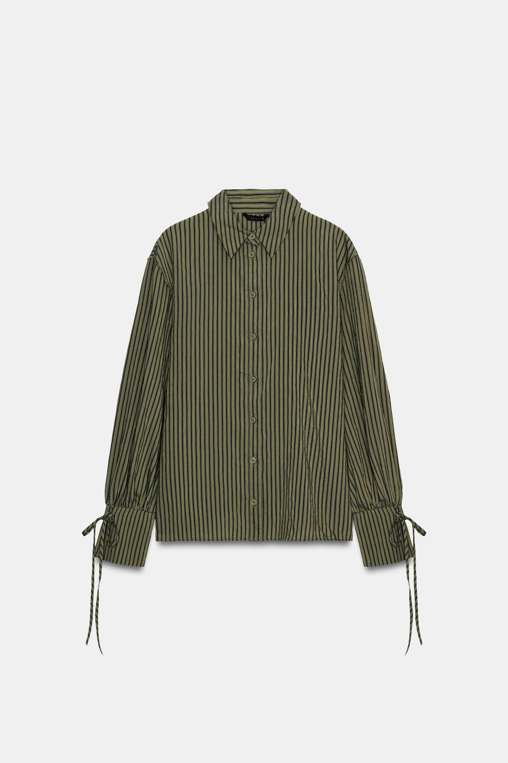 STRIPED SHIRT WITH BOWS - Zara фото 18