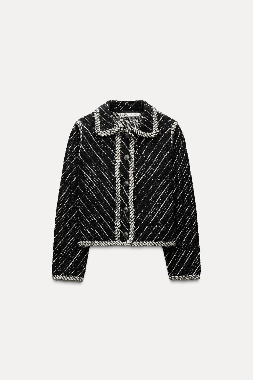 CONTRAST KNIT CARDIGAN - Zara фото 4