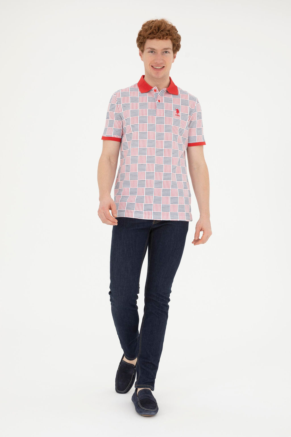 Мужская розовая футболка - U.s. polo assn фото 4