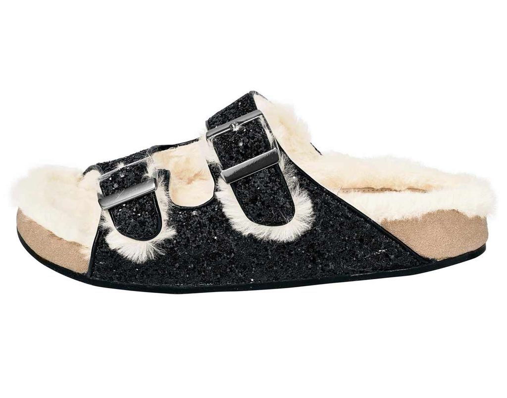 Шлепки, черные - Heine фото 2