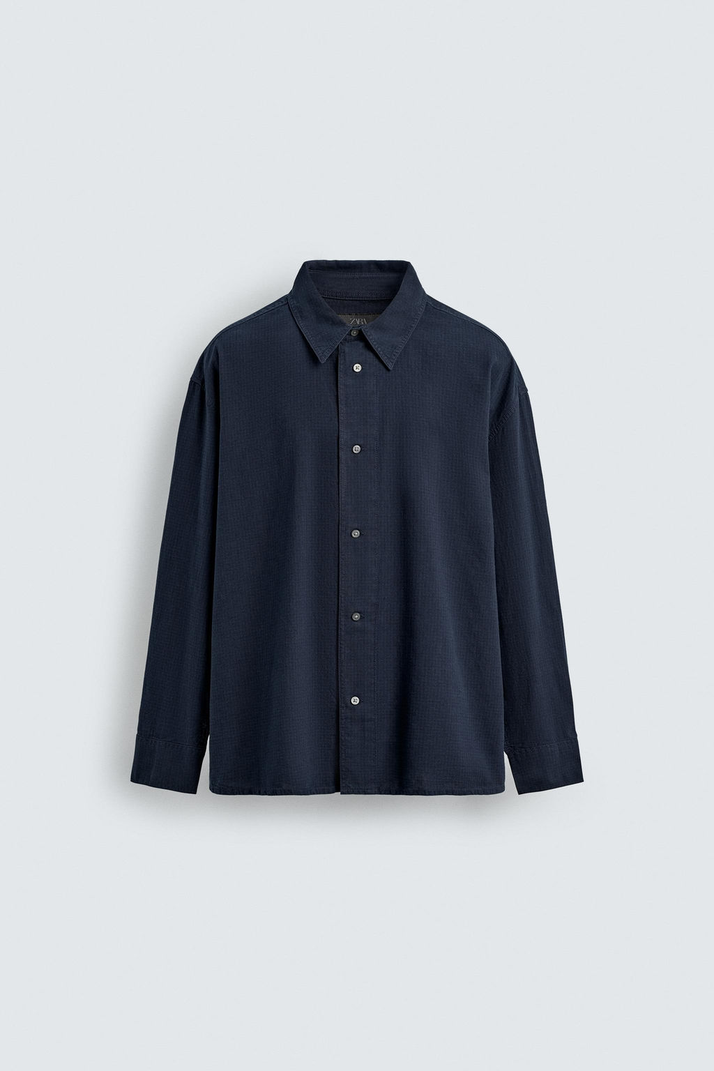 RELAXED FIT CHECK SHIRT - Zara фото 6
