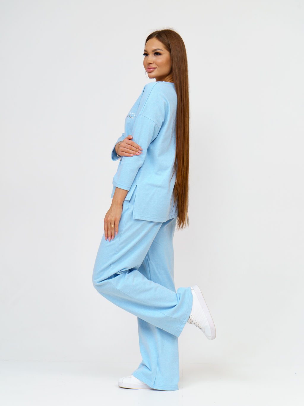 Костюм женский Мегаполис голубой