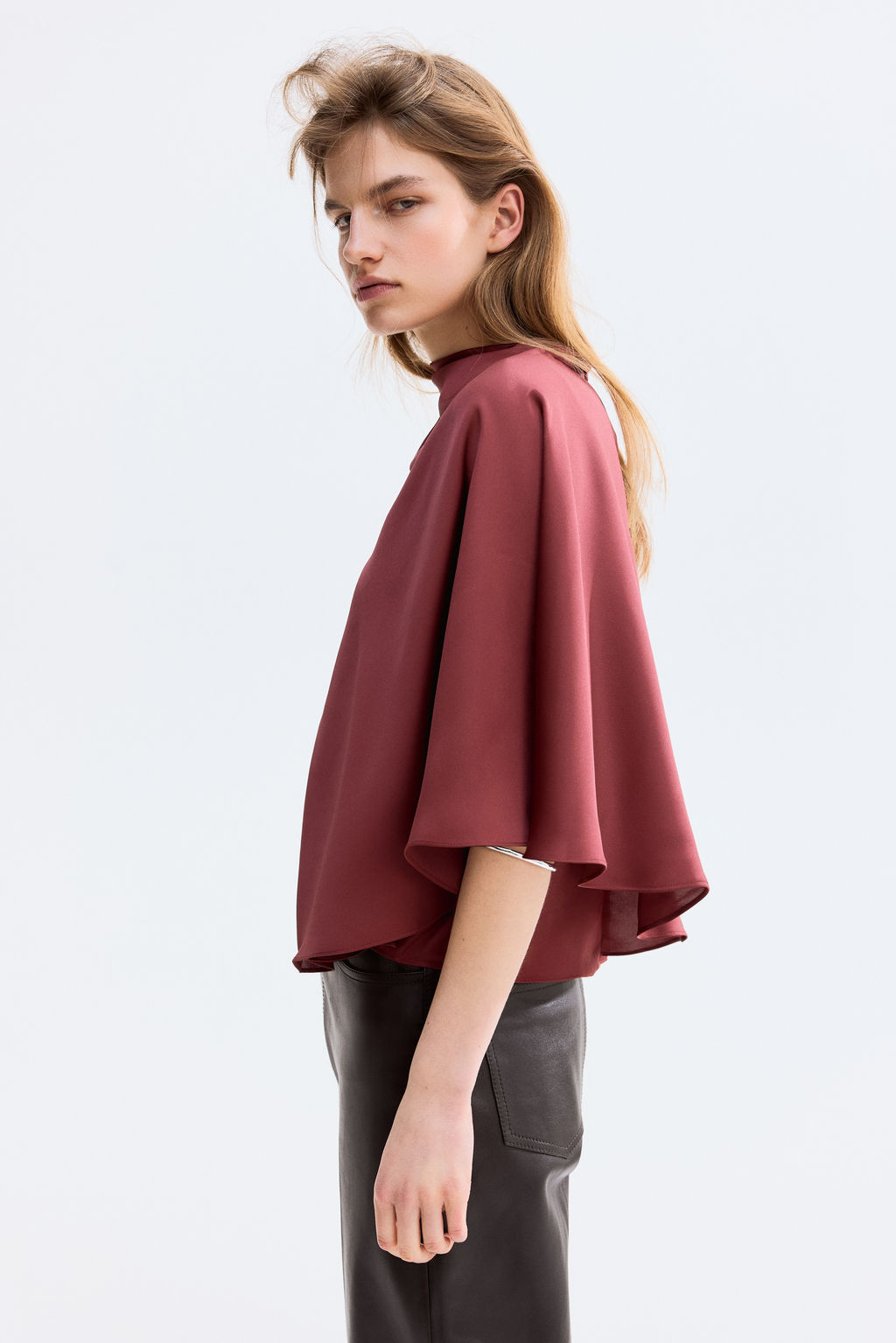 Blusa drapeada de sat?n - H&m фото 2