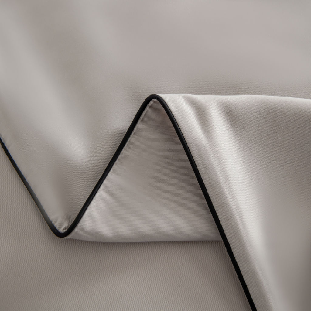 Комплект постельного белья Однотонный Сатин Элитный OCE002 Дуэт Семейный 4 Наволочки