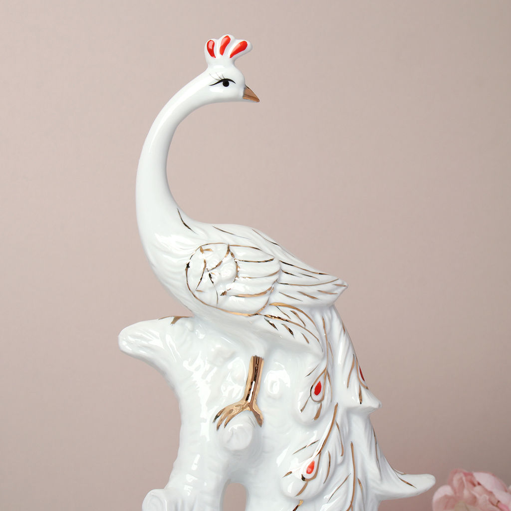 Статуэтка Павлин 29 см / B1881 /уп 24/