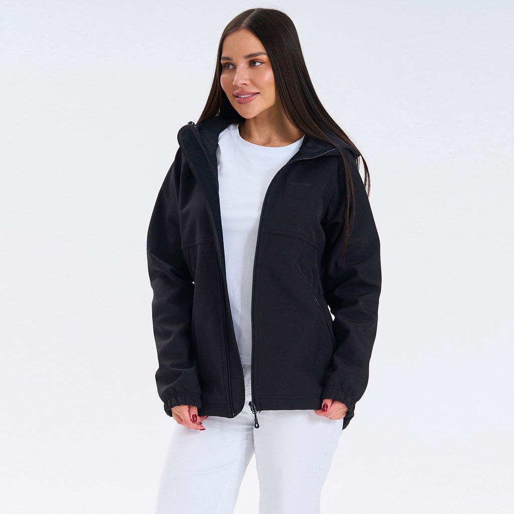 RODOS Ветровка softshell женская демисезон М-312 чёрный