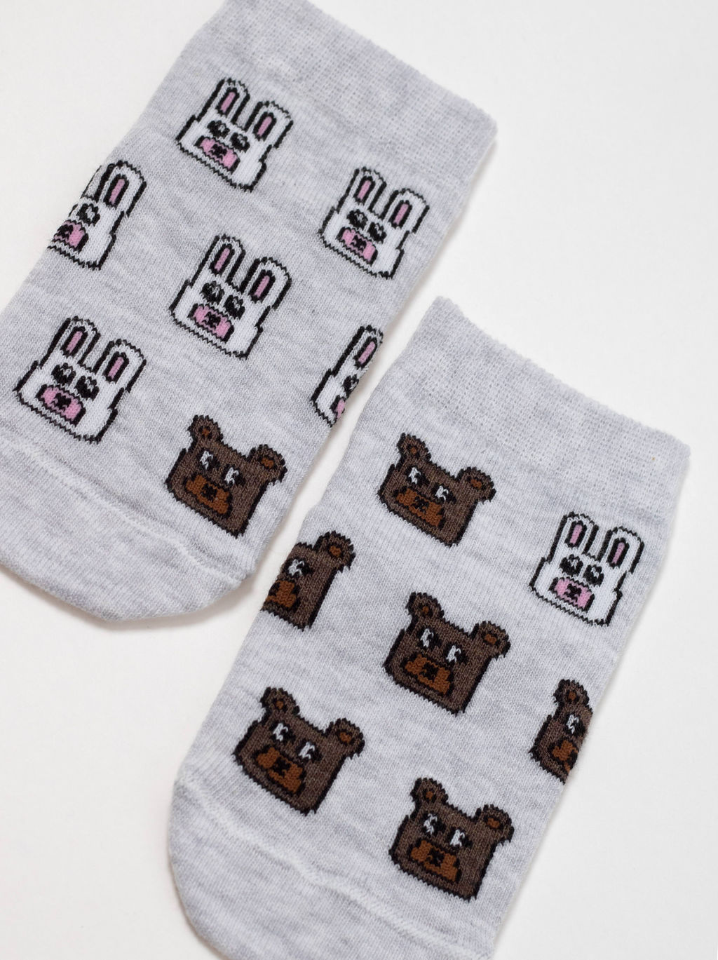 Цена за 2 пары CONTE-KIDS ВЕСЕЛЫЕ НОЖКИ светло-серый