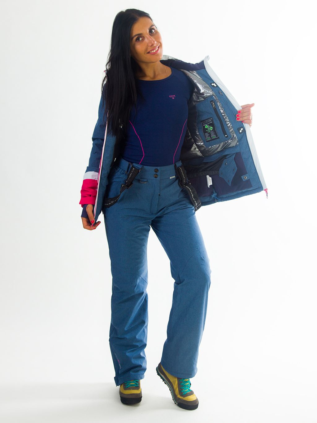 Костюм B-8687 Малиновый