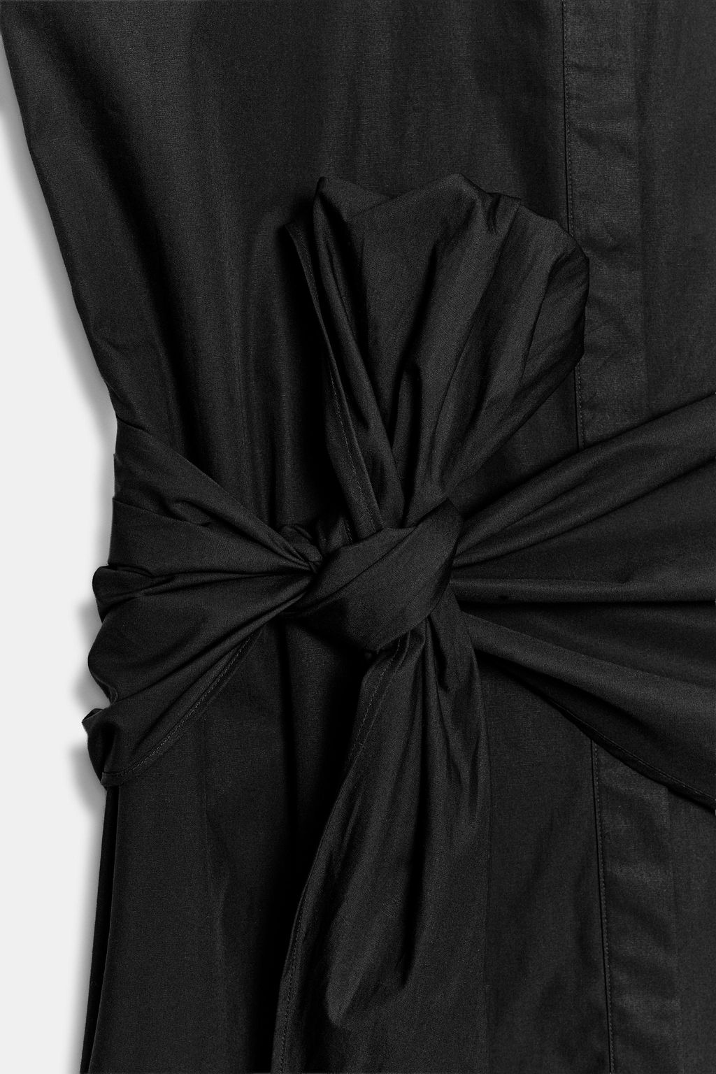 VESTIDO CAMISERO FAJ?N ZW COLLECTION / Negro - Zara фото 9