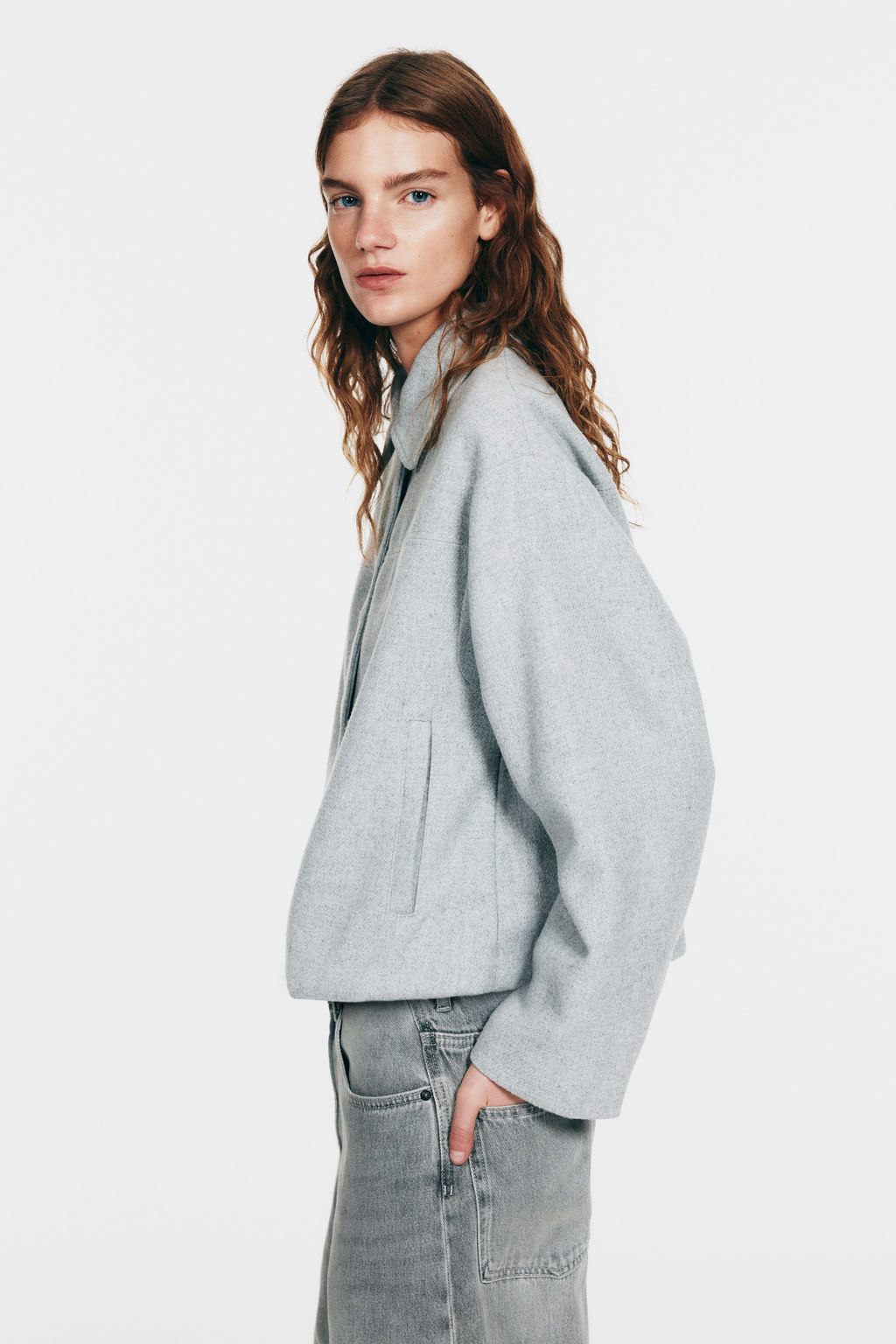 Cazadora bomber con cuello - H&m фото 11