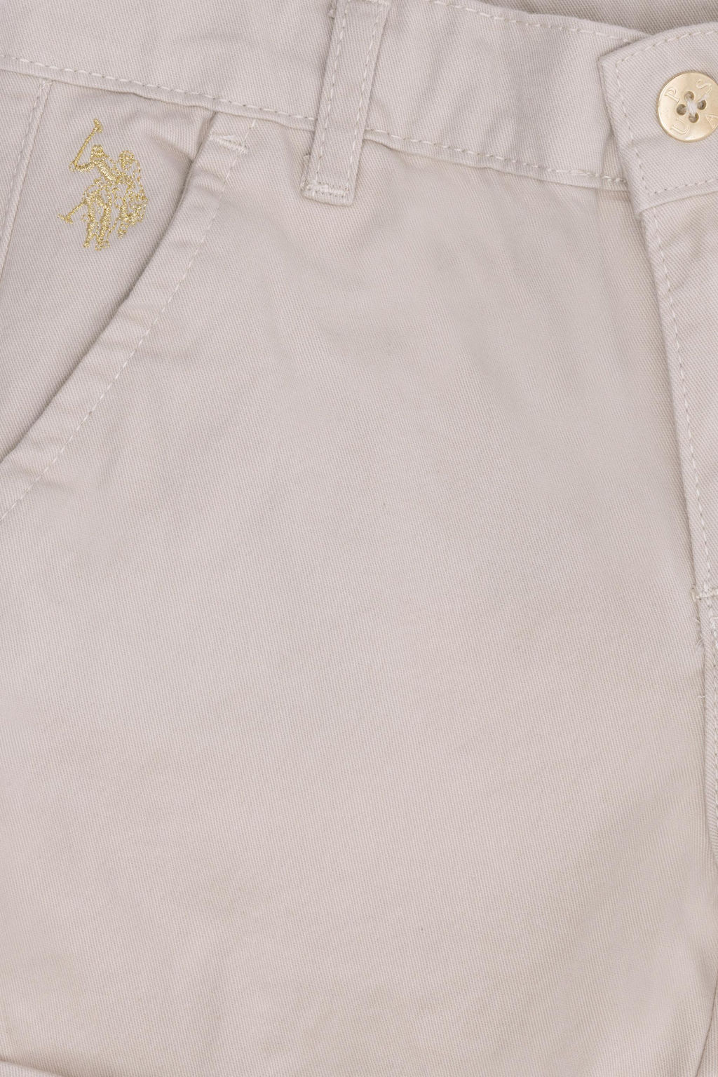 U. S. Polo Assn Бежевые тканые шорты для девочек - U.s. polo assn фото 5