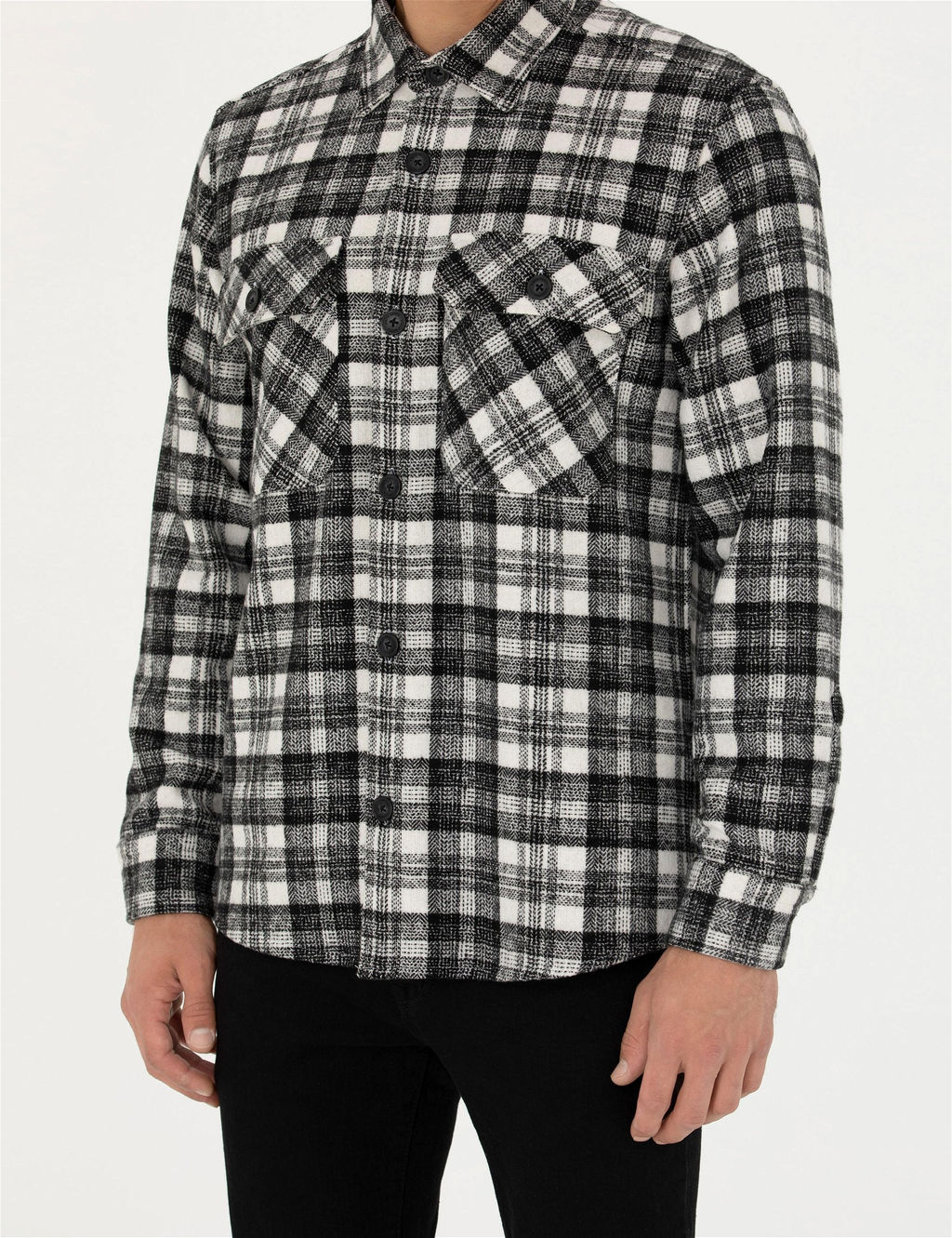 Siyah Oduncu Oversize G_mlek - Pierre cardin фото 6
