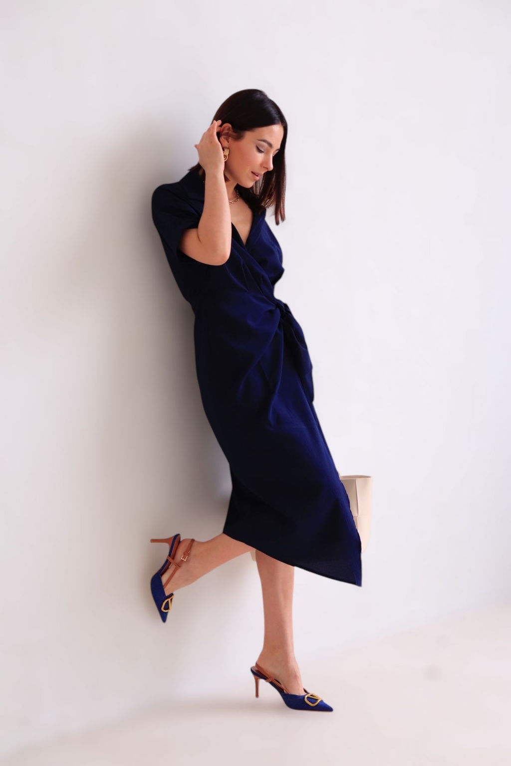 Martichelli Платье в глубоком синем  фото 4