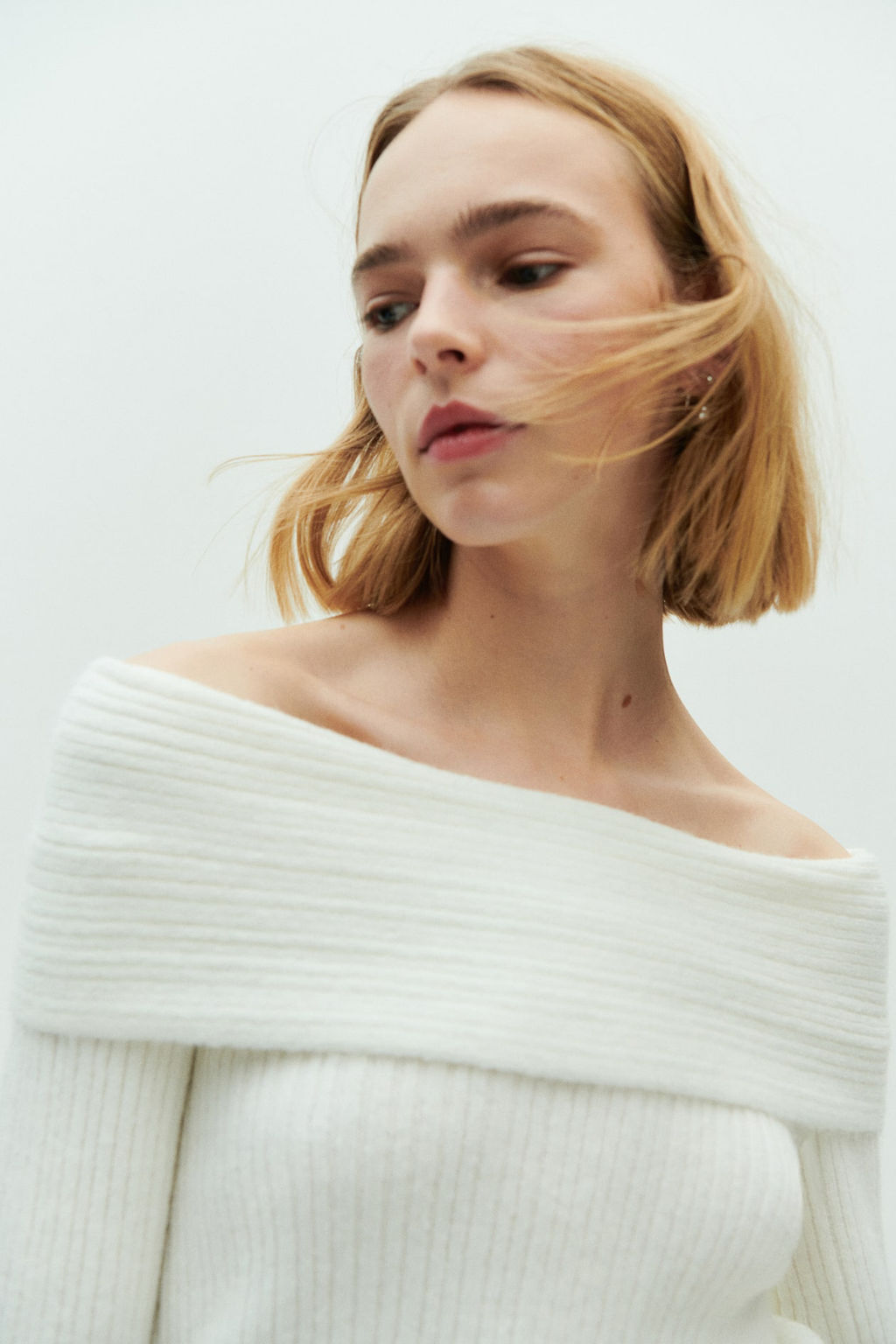 Jersey off-the-shoulder - H&m фото 2
