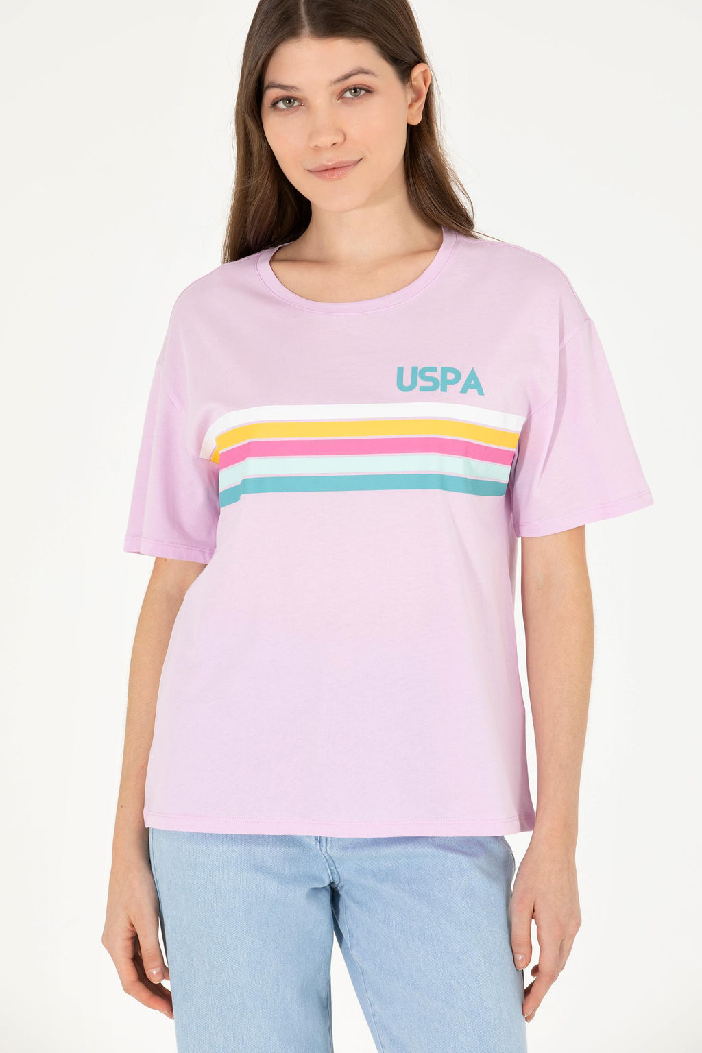 Женская футболка с круглым вырезом Магнолия Неожиданная скидка в корзине - U.s. polo assn фото 9