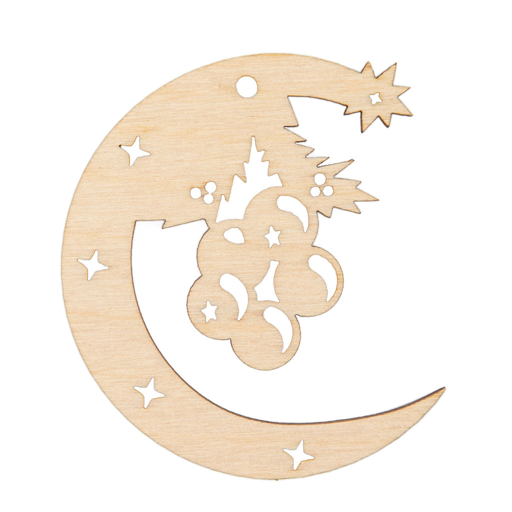 Заготовка для декорирования Mr. Carving КЛ-12 Подвеска фанера 6.5 х 5.9 х 0.3 см Варежка  фото 2