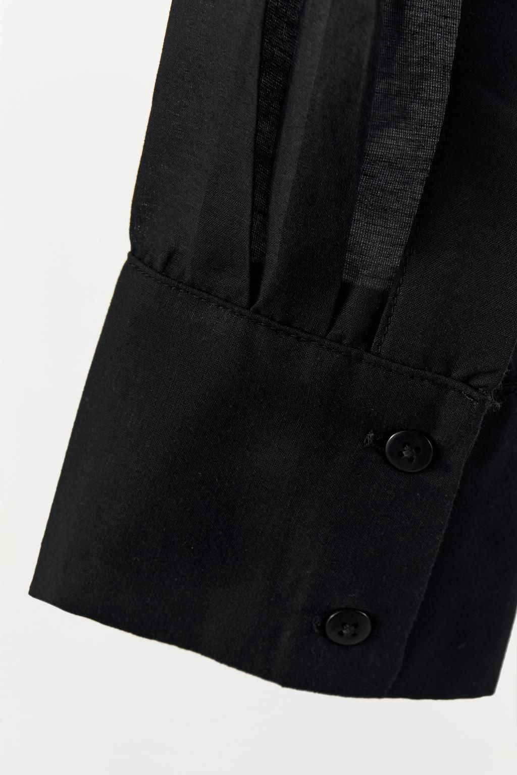 OVERSIZE SHIRT WITH BACK EMBROIDERY - Zara фото 7